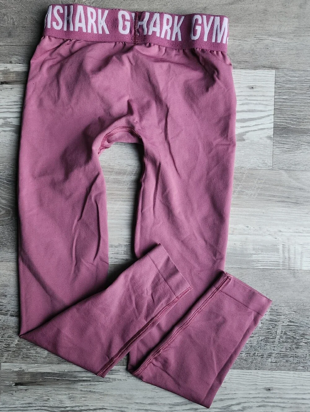 Gymshark Leggings Bundle XS 4 Pairs High Waist Blue Pink Gray Burgundy